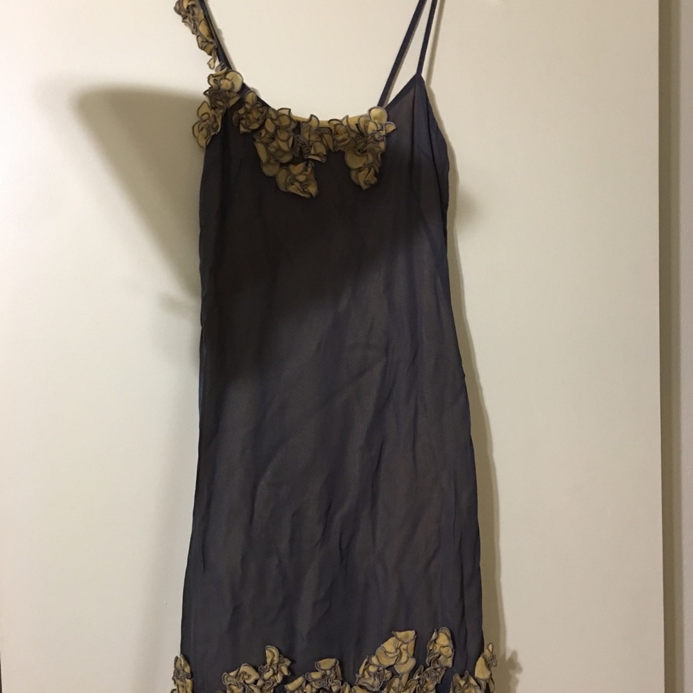 Cute grey and yellow dress